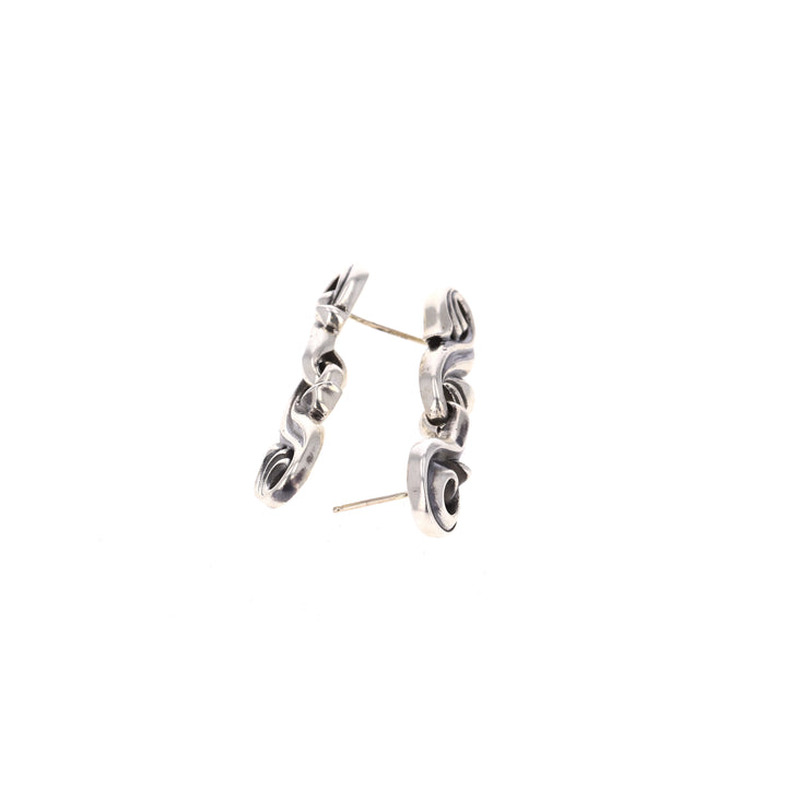 sterling silver king baby earrings