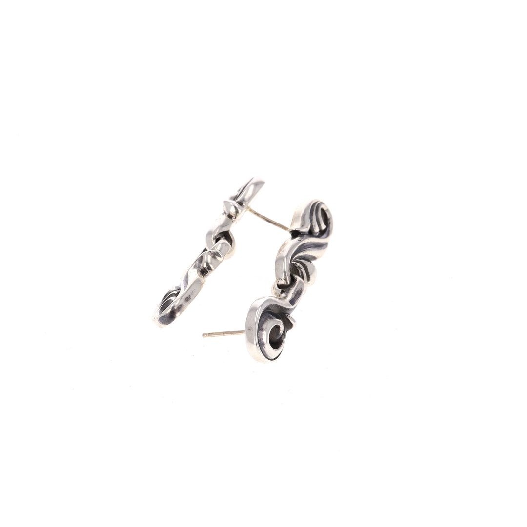 sterling silver king baby earrings