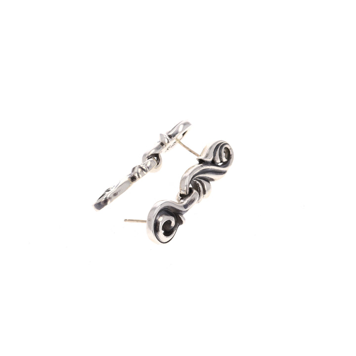 sterling silver king baby earrings