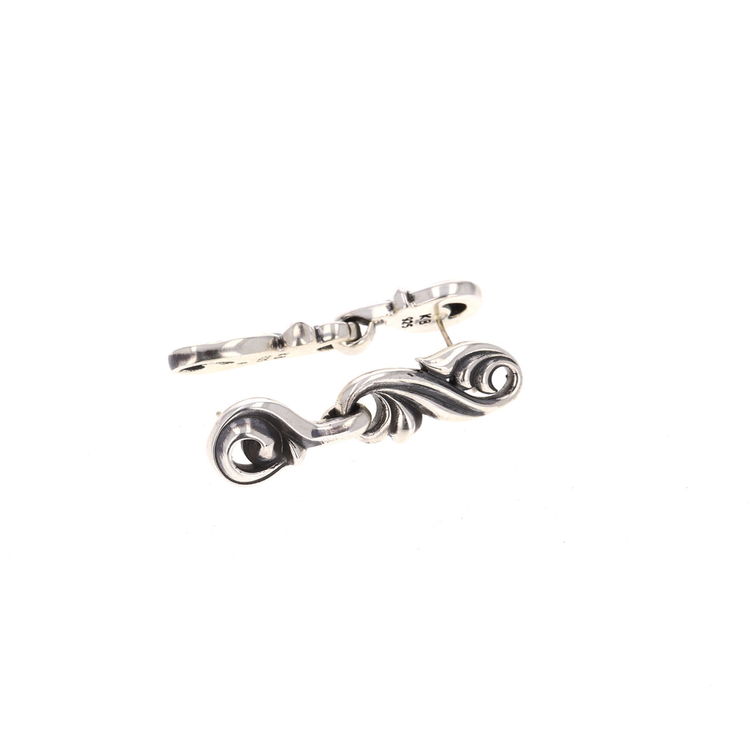 sterling silver king baby earrings