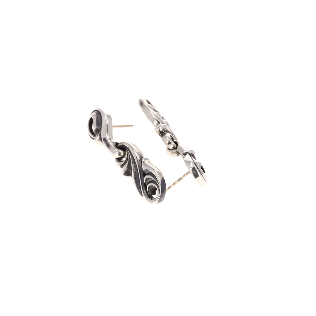 sterling silver king baby earrings