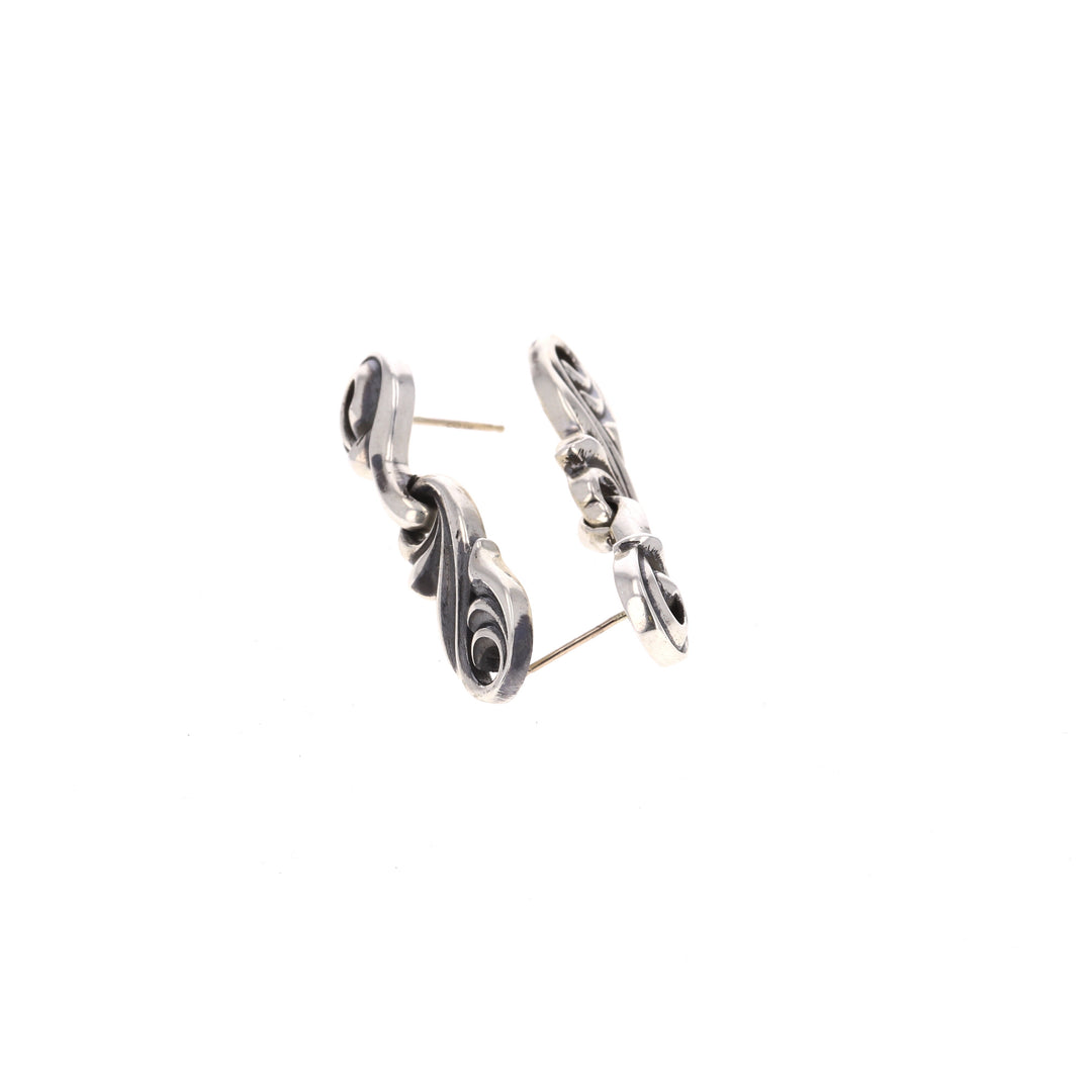 sterling silver king baby earrings