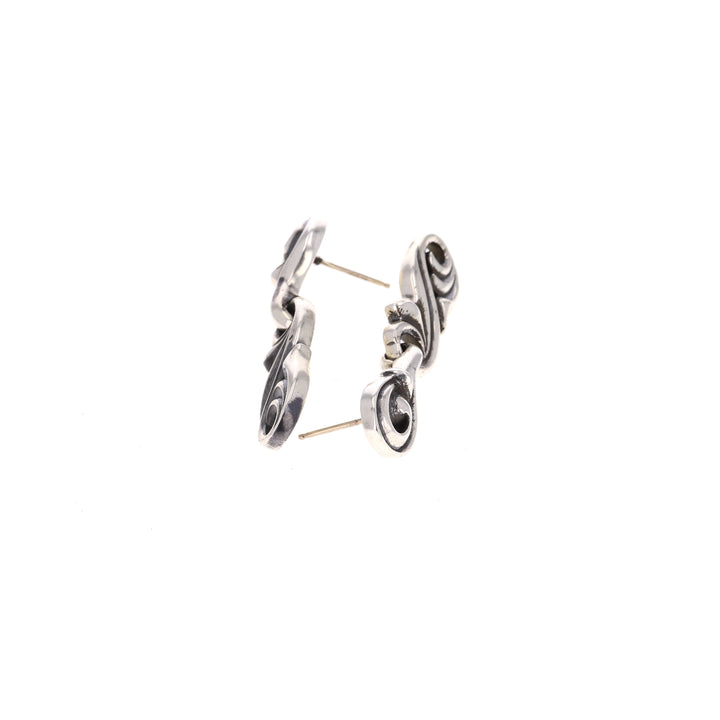 sterling silver king baby earrings