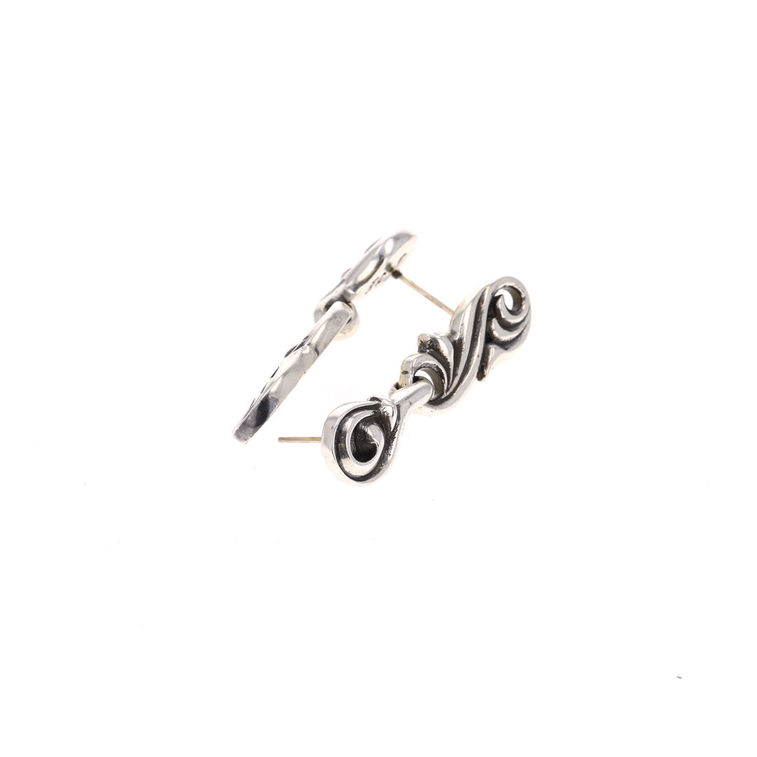 sterling silver king baby earrings