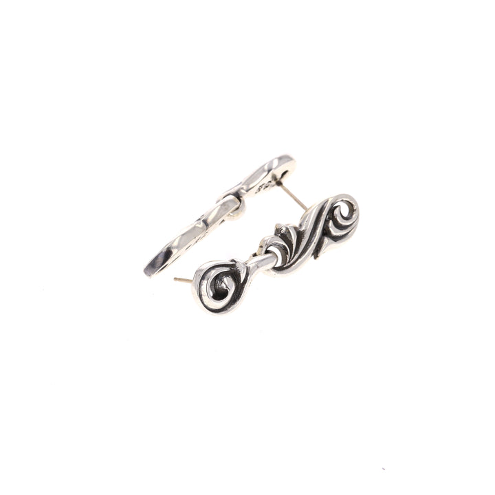 sterling silver king baby earrings