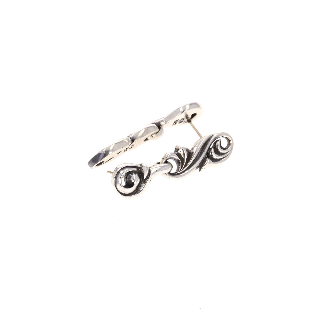 sterling silver king baby earrings