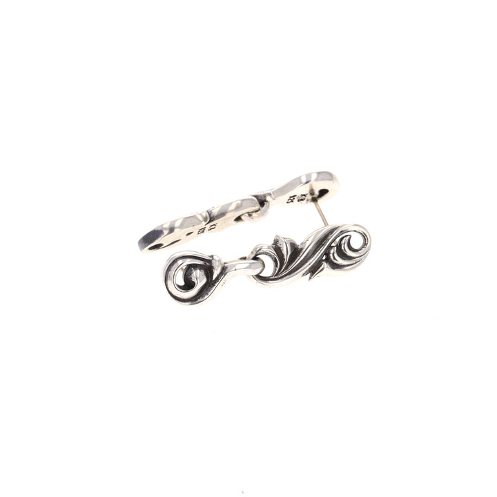 sterling silver king baby earrings