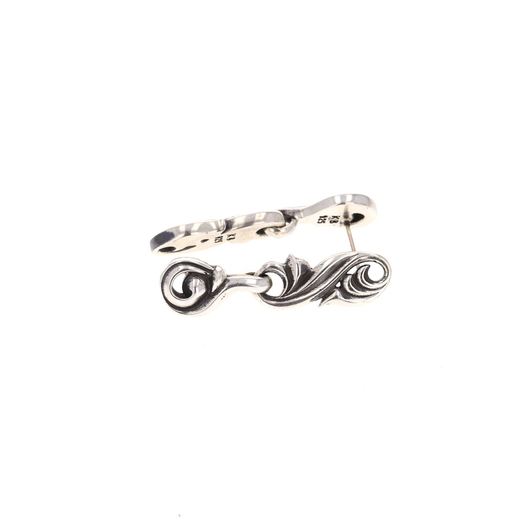 sterling silver king baby earrings