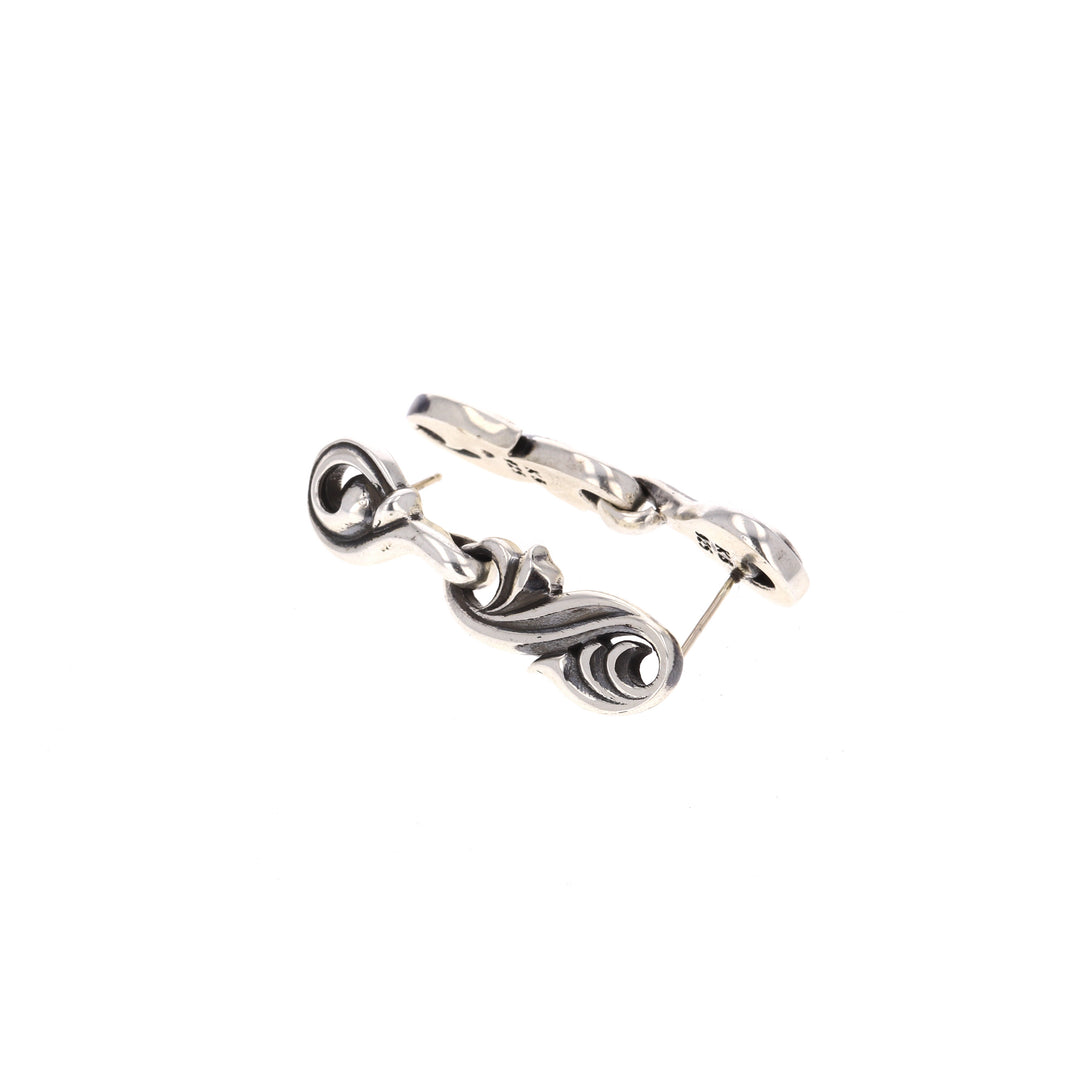 sterling silver king baby earrings