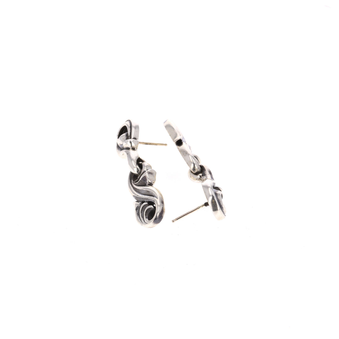 sterling silver king baby earrings