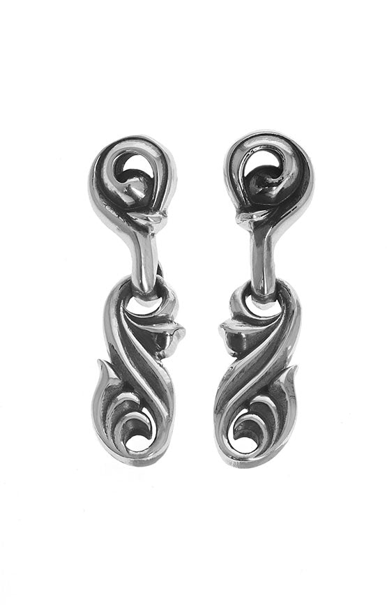 sterling silver king baby earrings