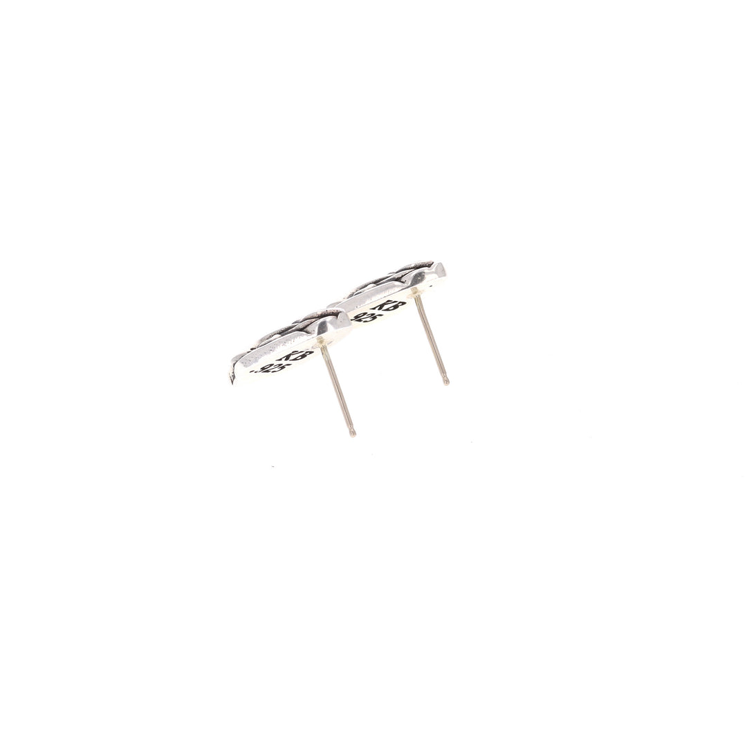 sterling silver king baby earrings