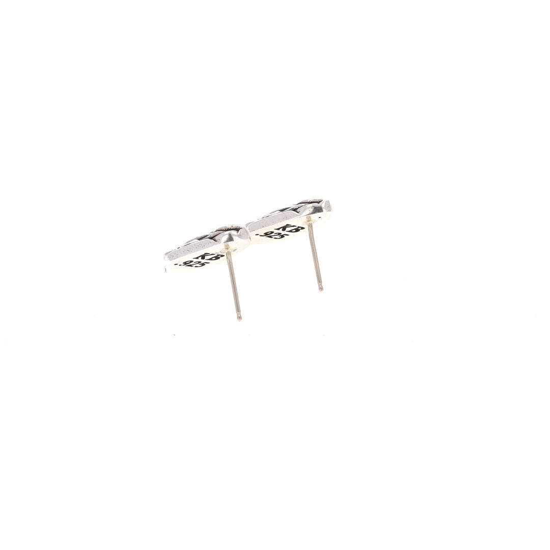 sterling silver king baby earrings