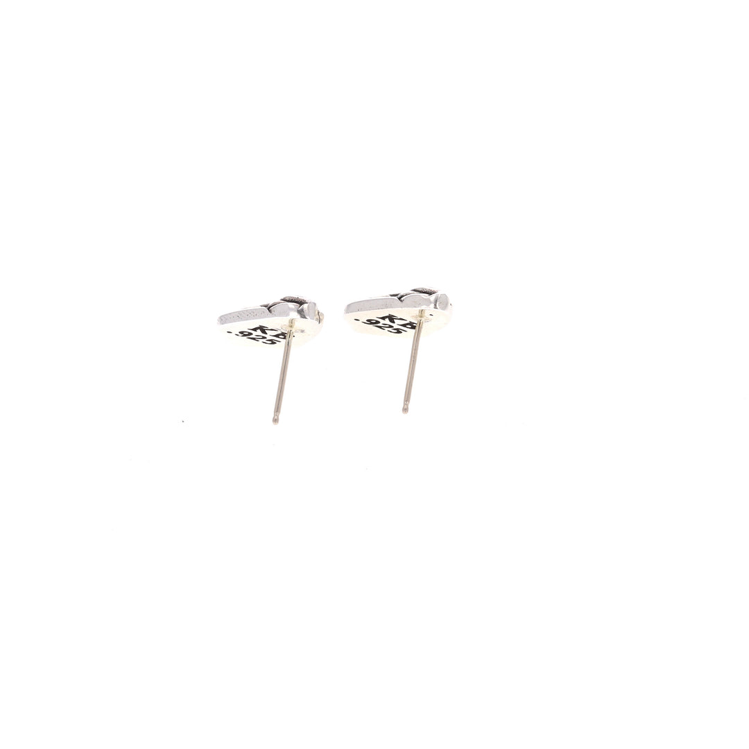 sterling silver king baby earrings