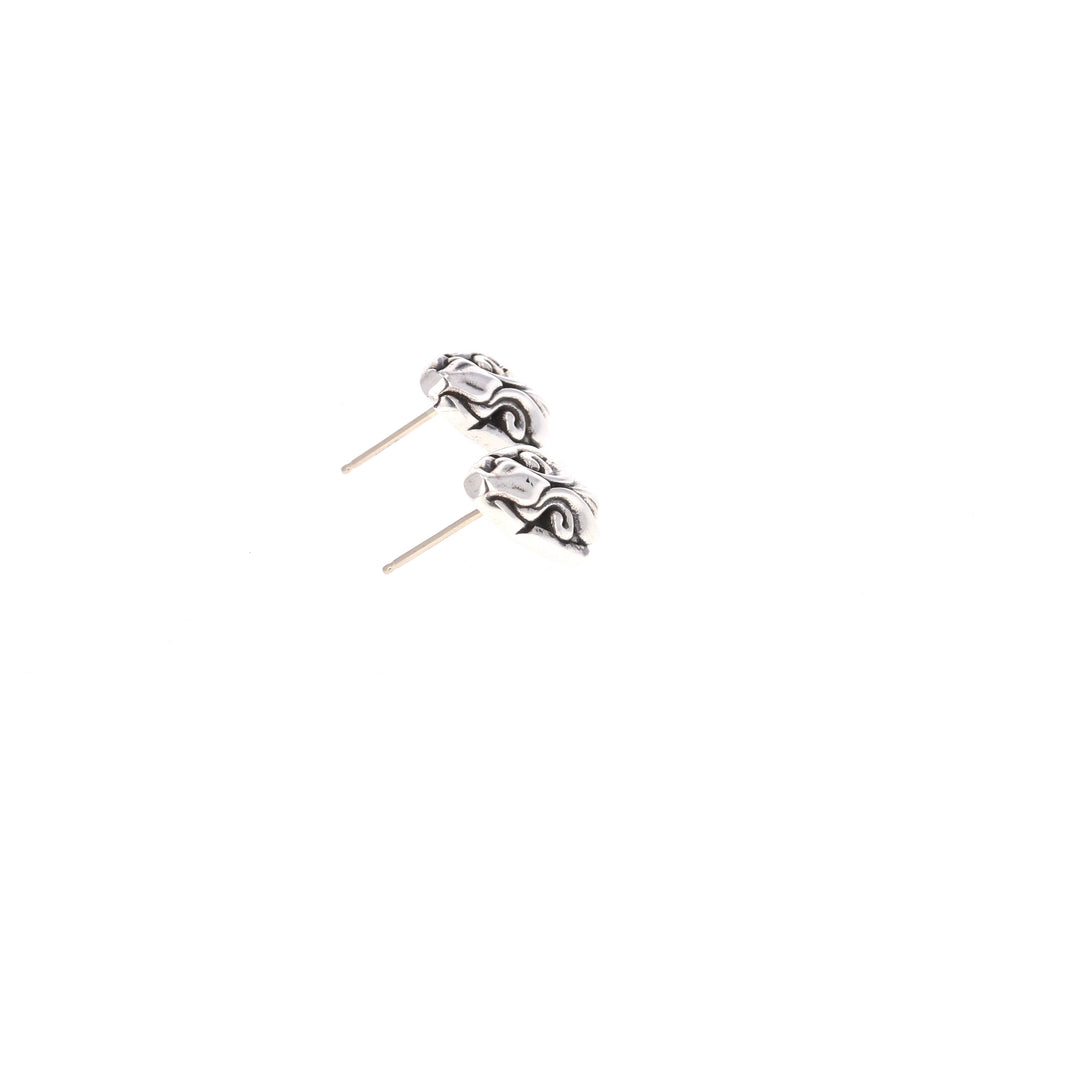 sterling silver king baby earrings