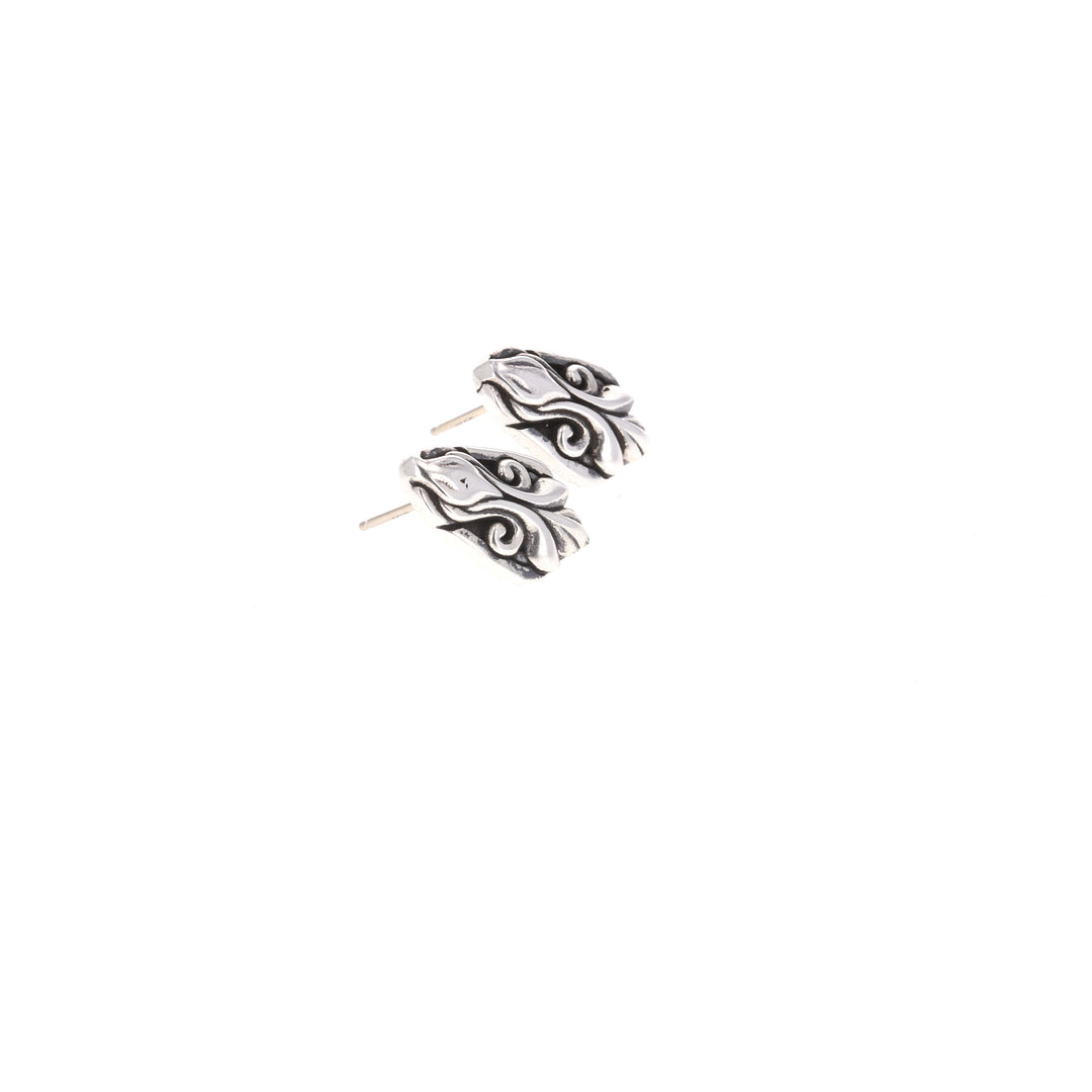 sterling silver king baby earrings