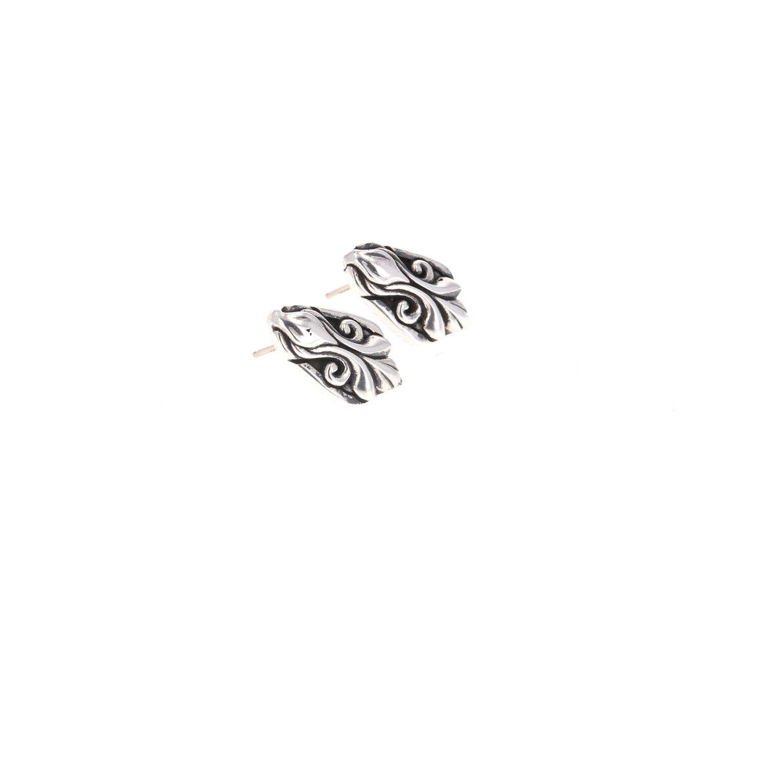 sterling silver king baby earrings