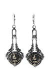 Liberty Torch Concho Drop Earrings