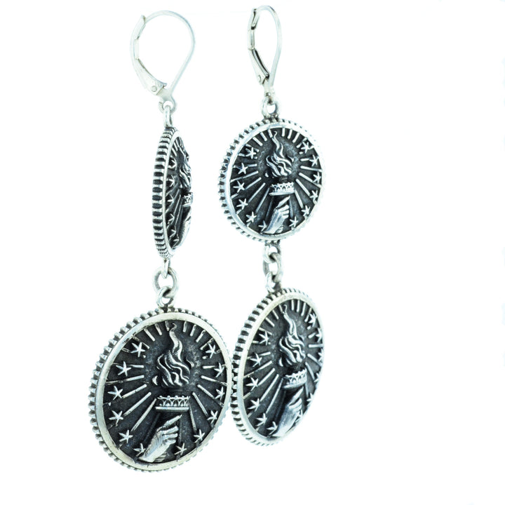 Torch Concho Earrings