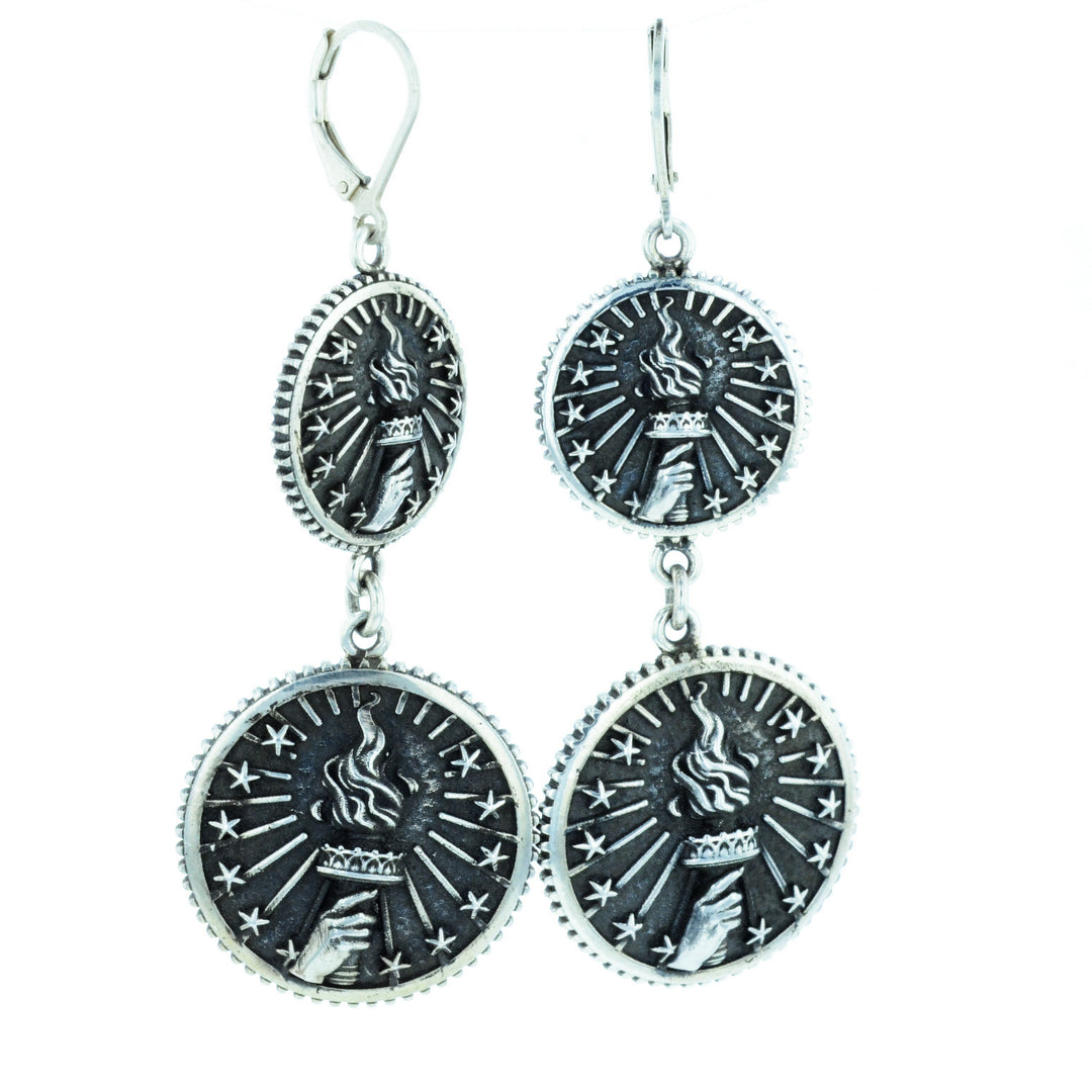 Torch Concho Earrings