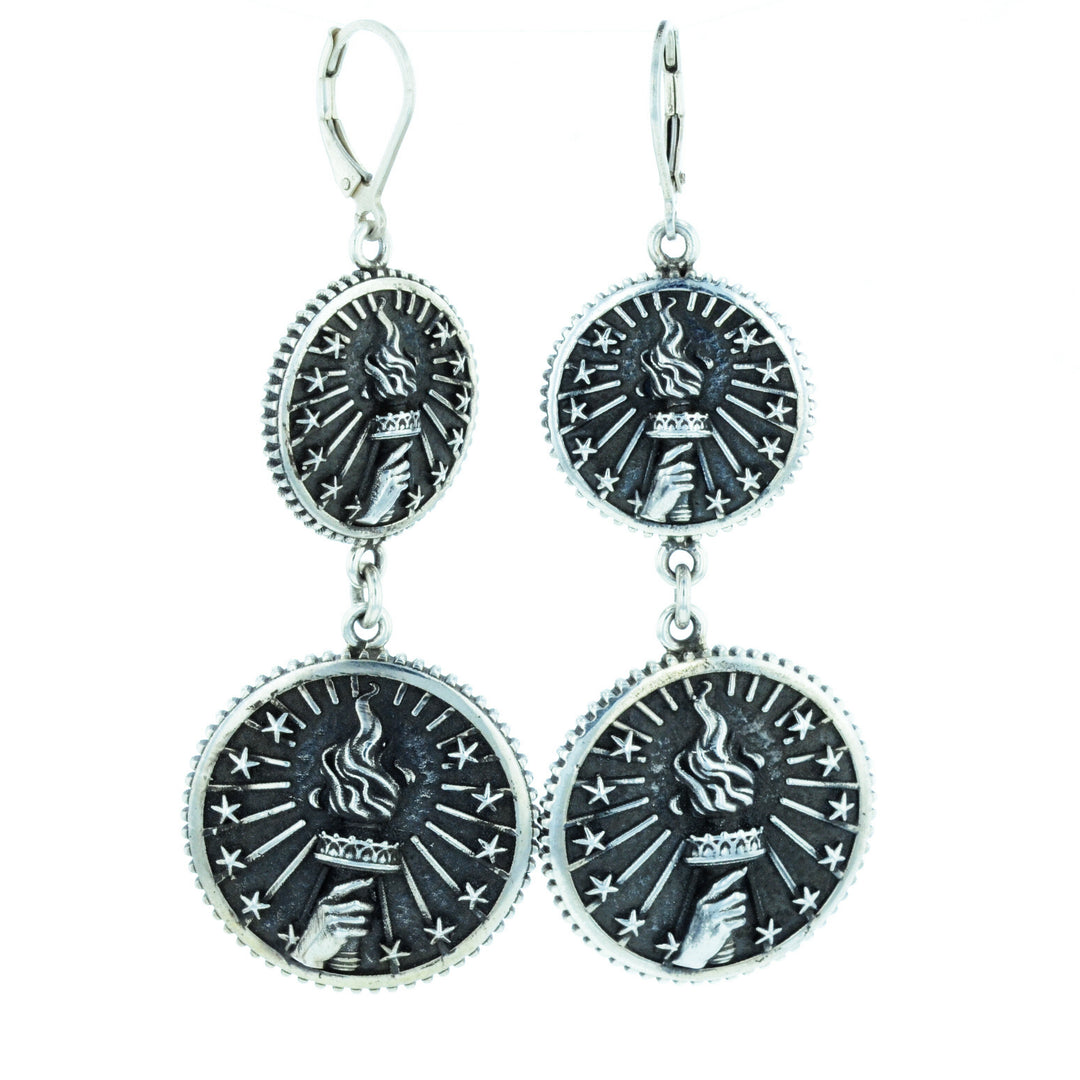 Torch Concho Earrings