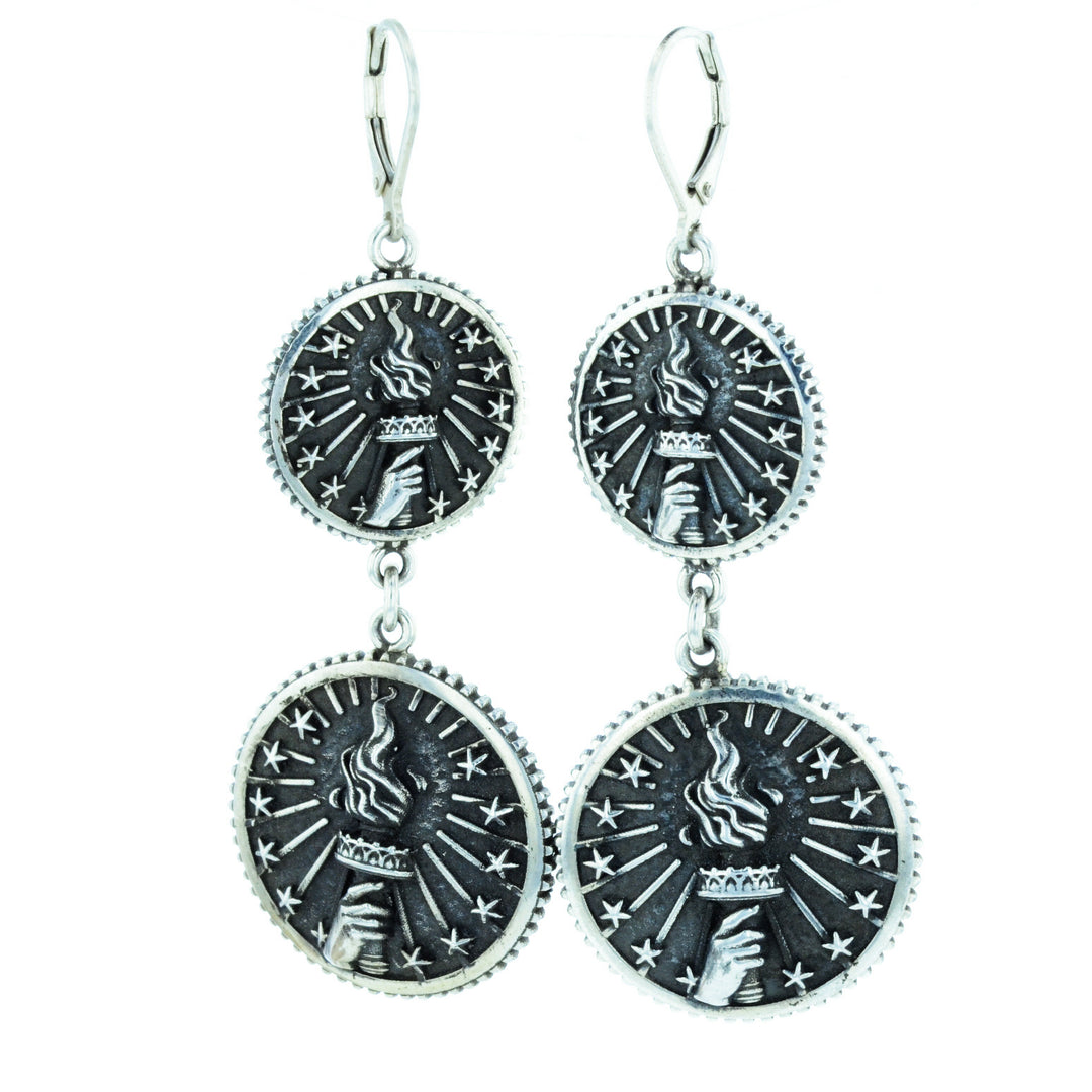 Torch Concho Earrings