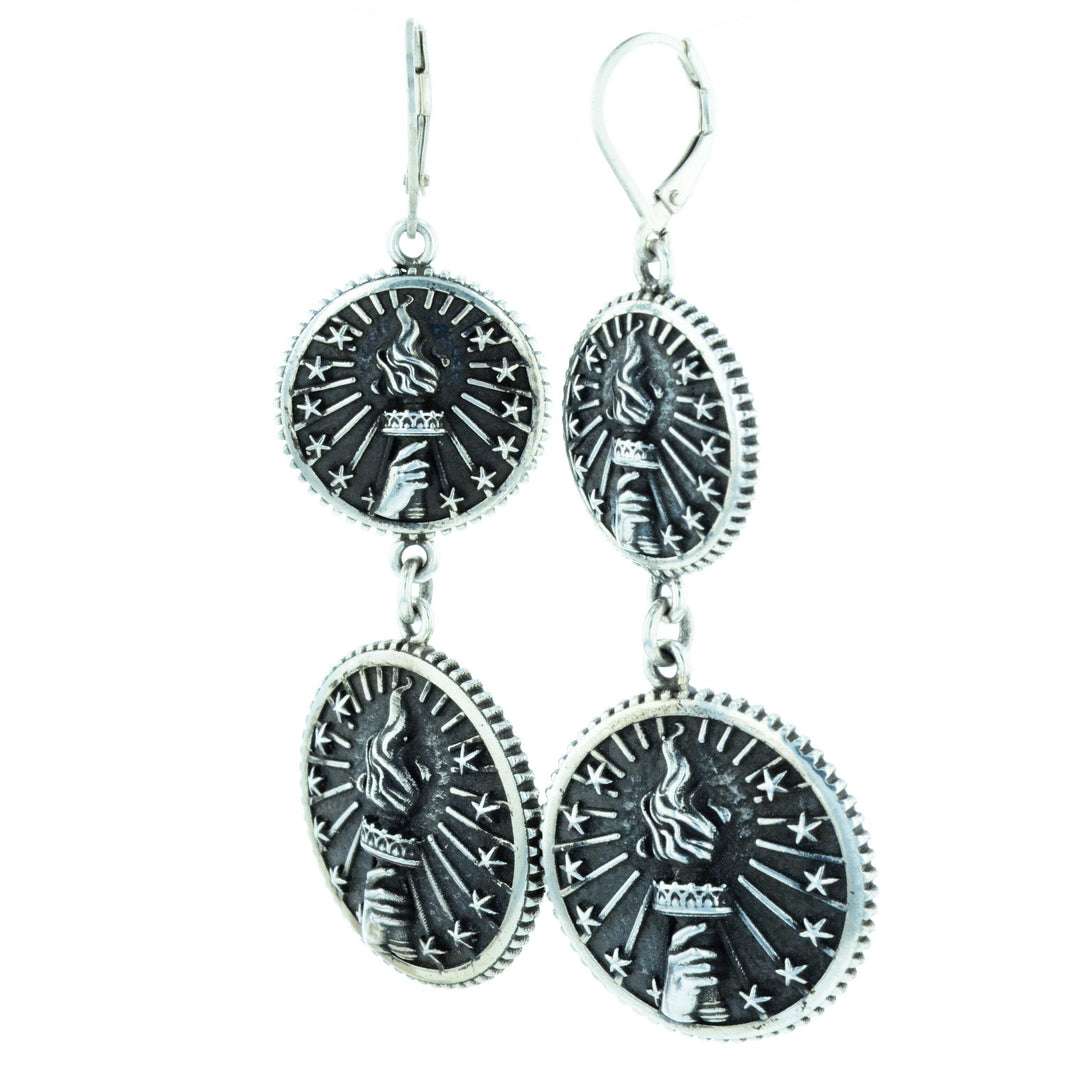 Torch Concho Earrings