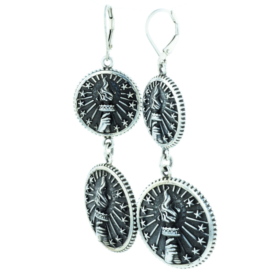 Torch Concho Earrings