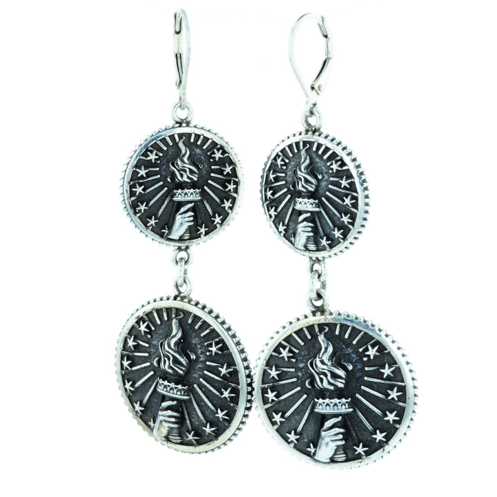 Torch Concho Earrings