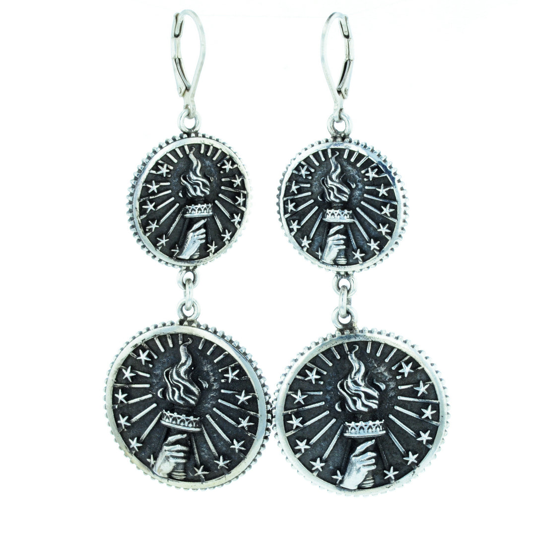 Torch Concho Earrings