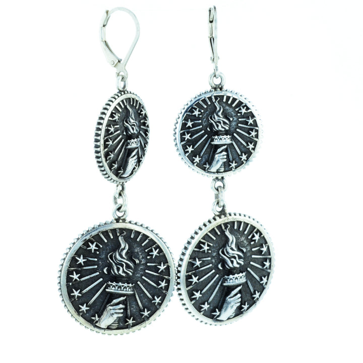 Torch Concho Earrings