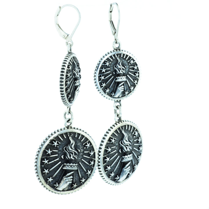 Torch Concho Earrings