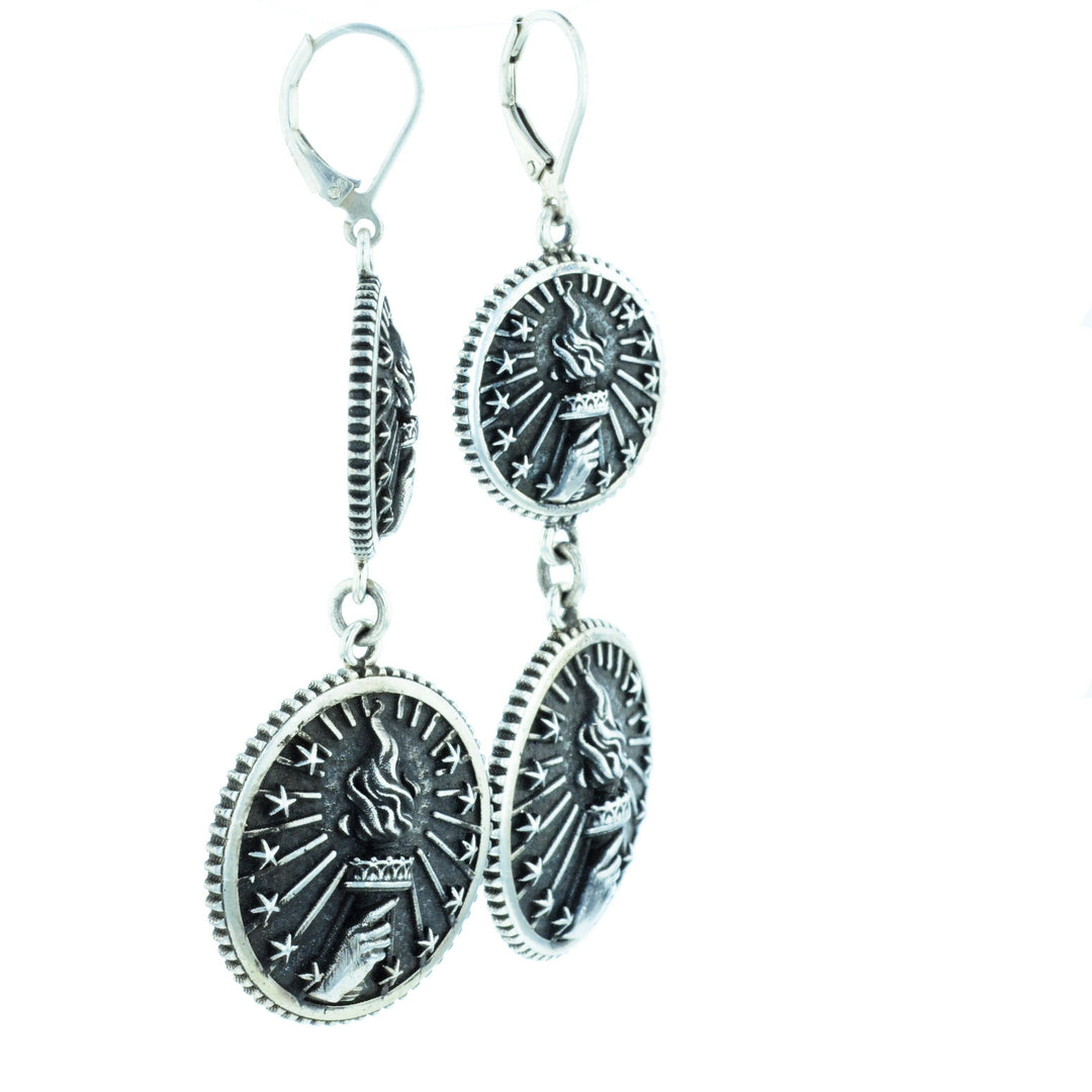 Torch Concho Earrings