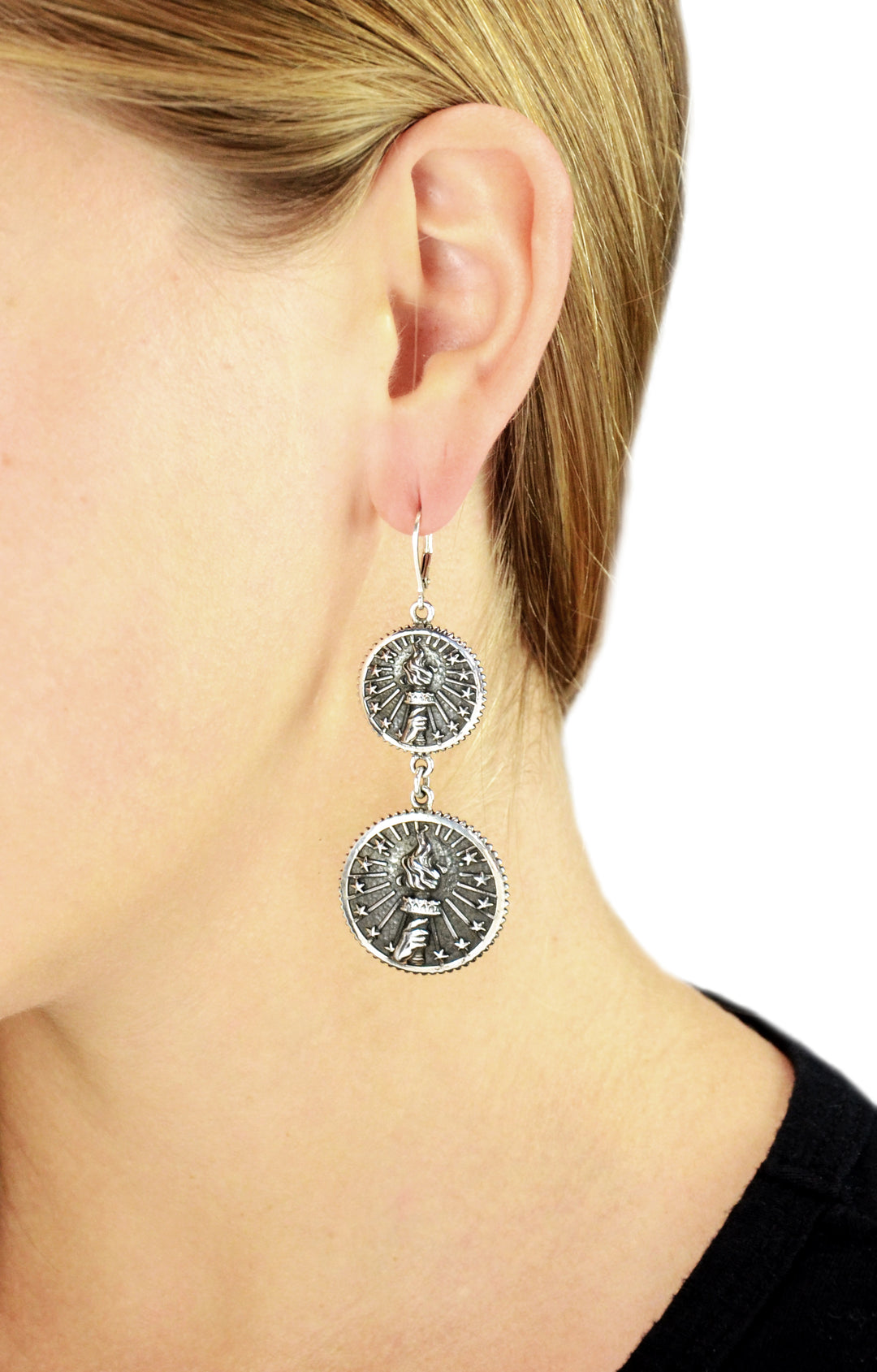 Torch Concho Earrings