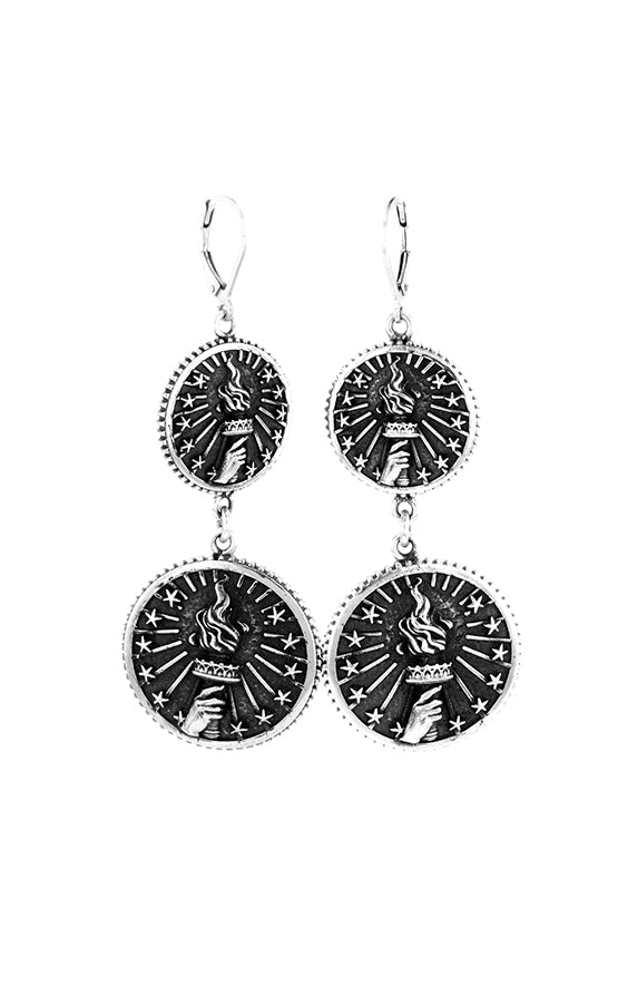 Torch Concho Earrings