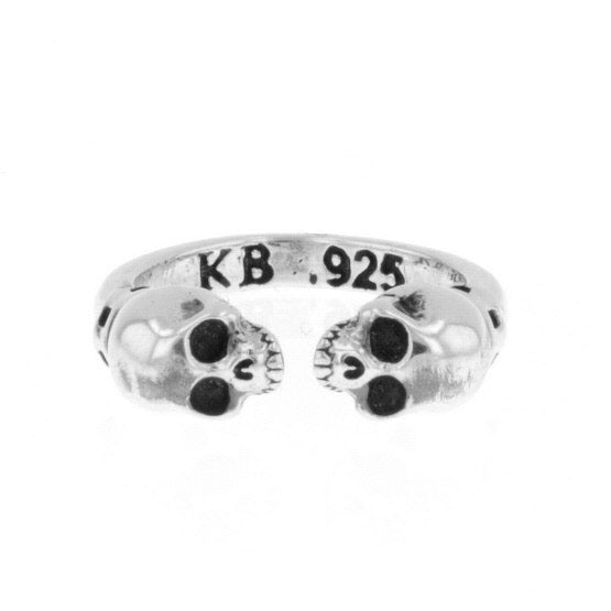 king baby skull mid ring