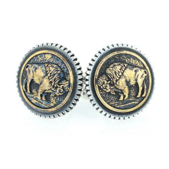 Buffalo Concho Cufflinks