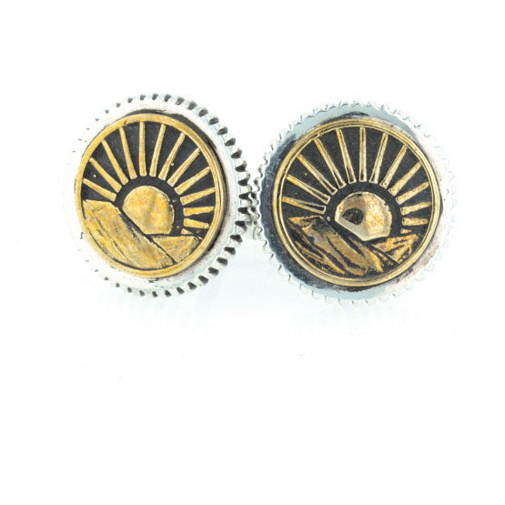 Sun Concho Cufflinks