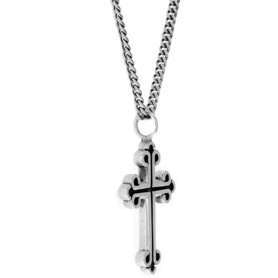 king baby traditional men's cross pendant