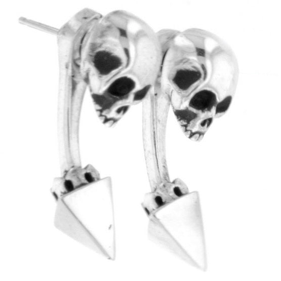 king baby skull earrings