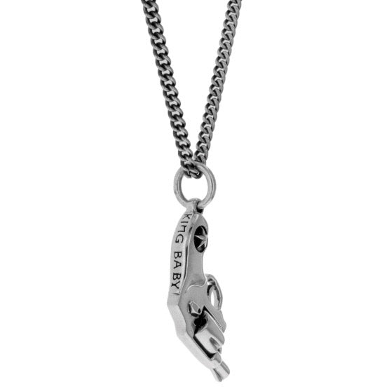 king baby revolver pendant