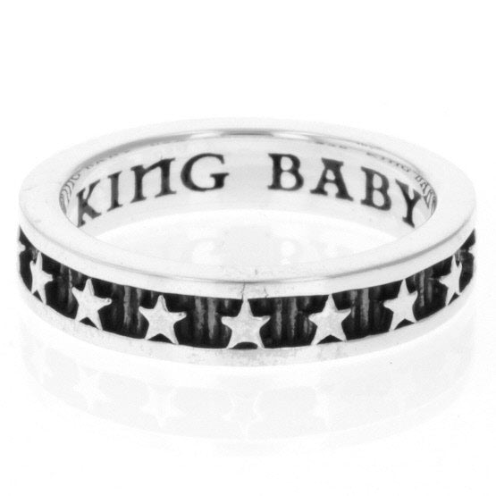 king baby mens star ring