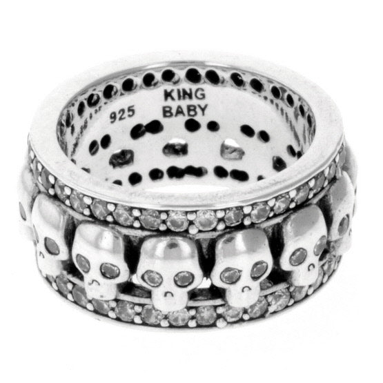 king baby womens skull ring