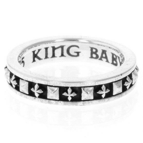 king baby men's cross ring