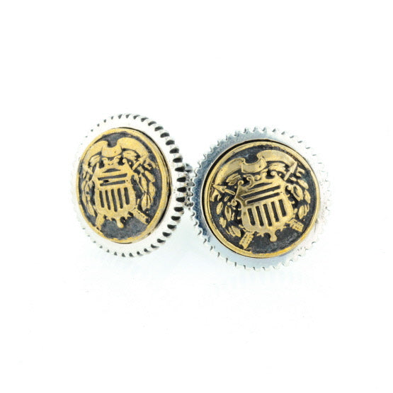 Shield Concho Cufflinks