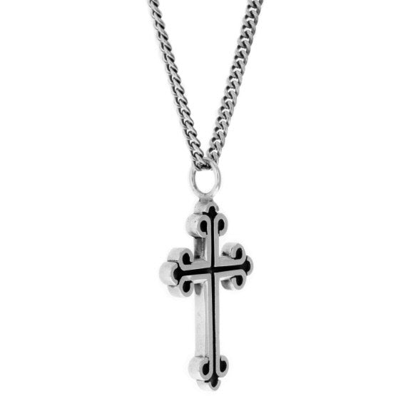 king baby traditional men's cross pendant