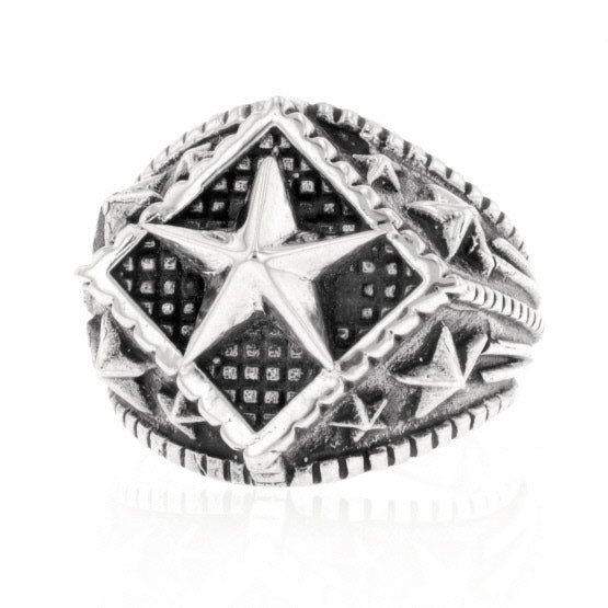 king baby mens diamond star ring