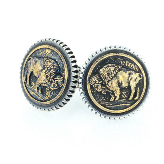 Buffalo Concho Cufflinks