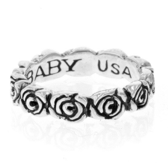 king baby infinity rose ring