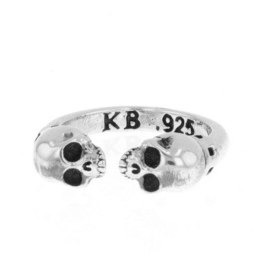 king baby skull mid ring